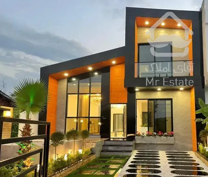 ویلا نیم پیلوت نما مدرن استخر جکوزی