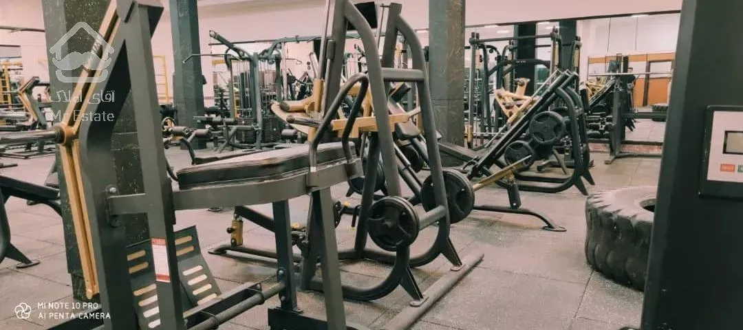 ۴۵۰متر باشگاه بدنسازی با تجهیزات کشور کره