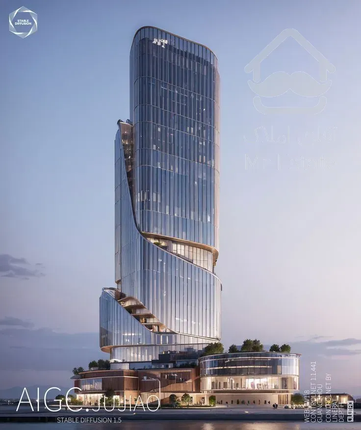 برج باغ دیپلمات نشین مجلل و مدرن