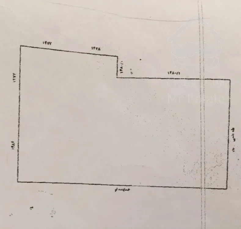 ۵۶۴ متر زمین دو نبش مسکونی تجاری