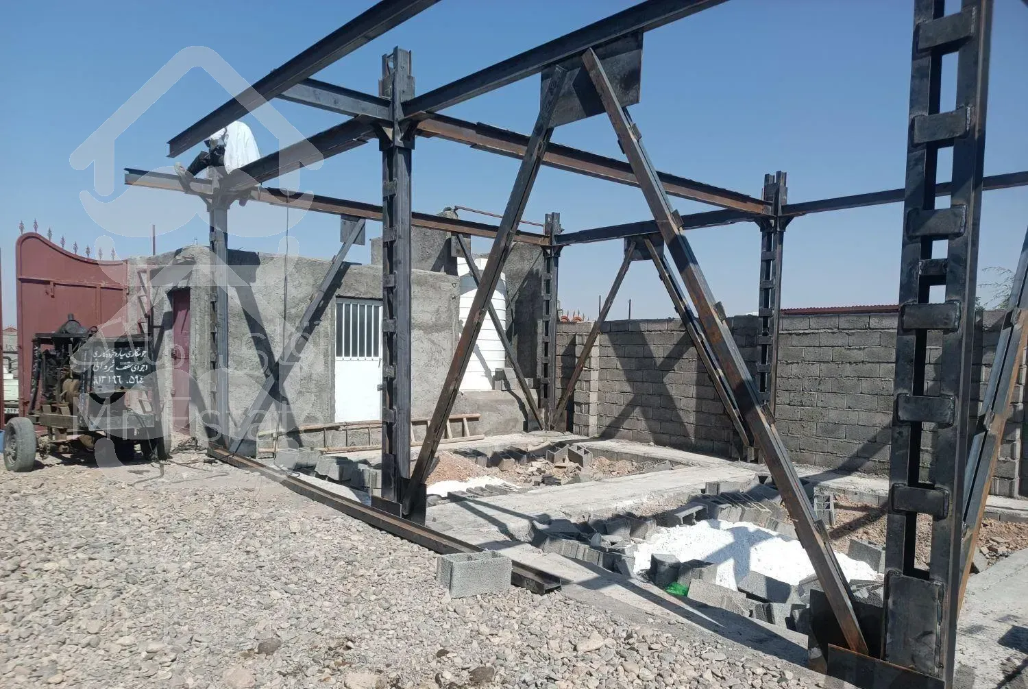 جوشکار سیار و اسکلت