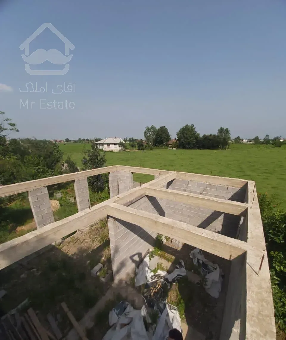 ویلاباغ537متر نیمه‌ساز سنددار در سرابستان فومن