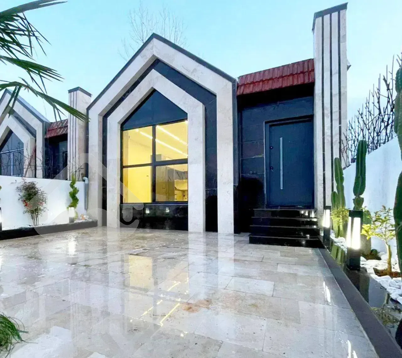 ویلا نما انگلیسی نوساز  شهرکی سند تک‌برگ