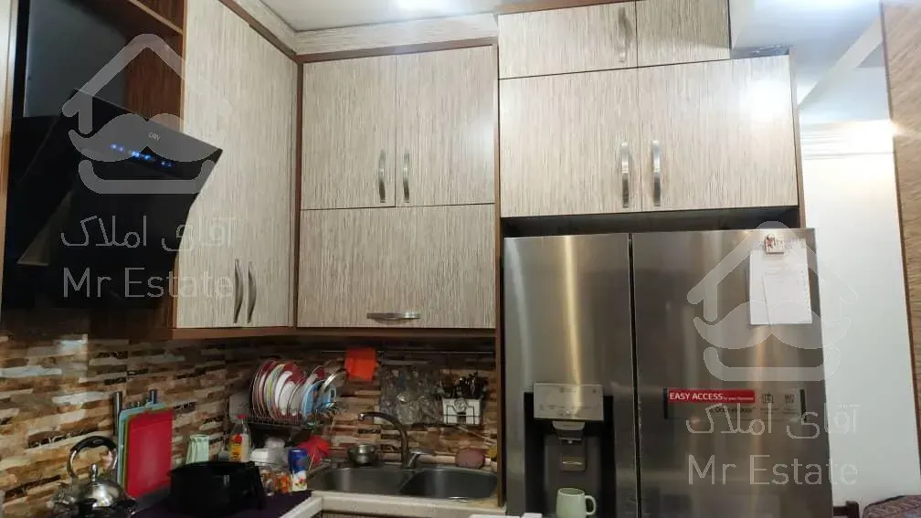 ۶۵متر دوخواب فول امکانات سالن‌پرده خور اشرفی اصفهانی