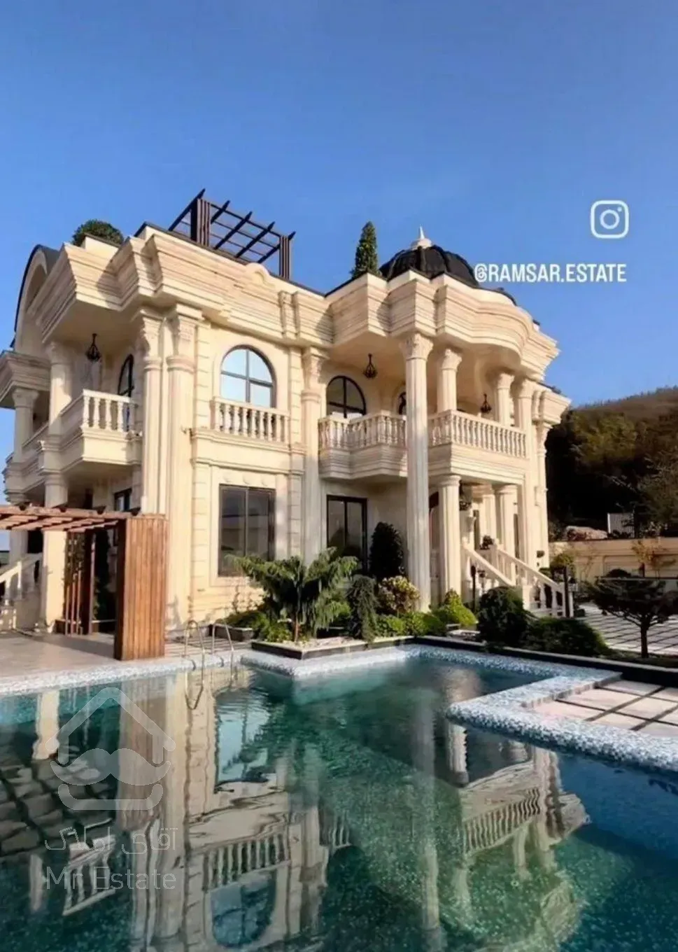 کاخ ویلای شیک و اشرافی در شهر رامسر