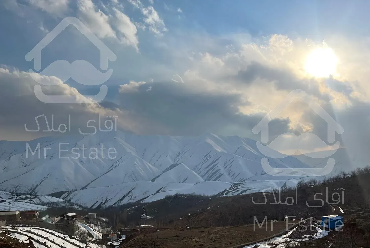 فروش زمین بام لواسان راحت آباد