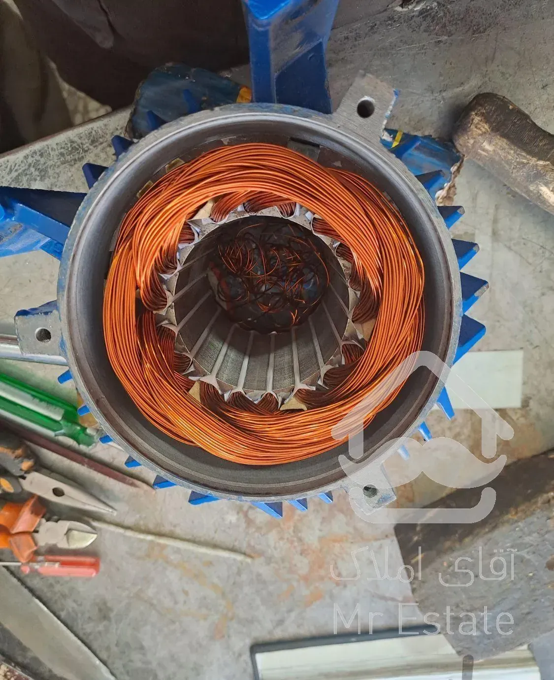سیم پیچی انواع الکتروموتور ،پمپ اب،کفکش ،بالابر