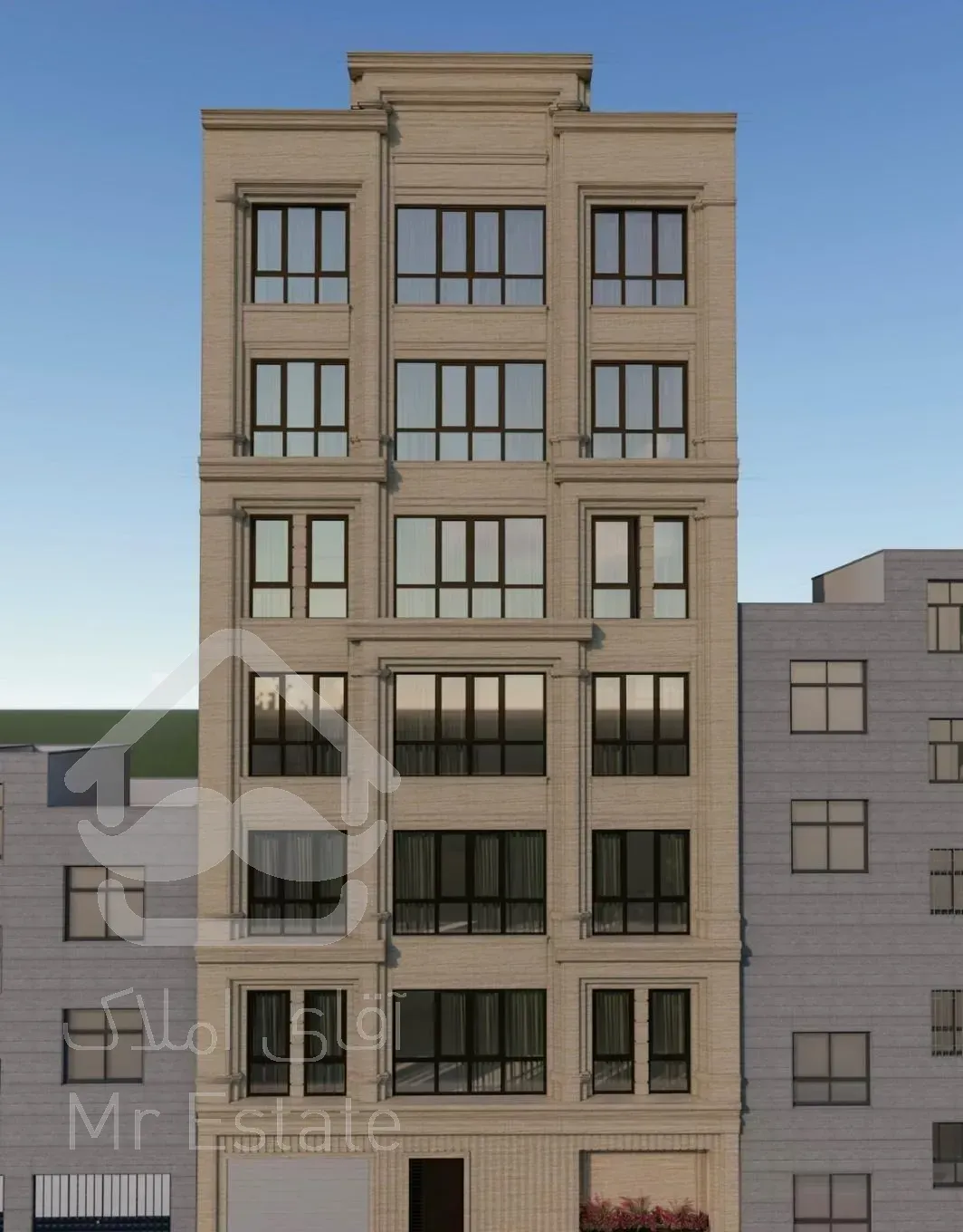 ساختمان لوکس ۶ ماه دیگه تحویل تک واحدی