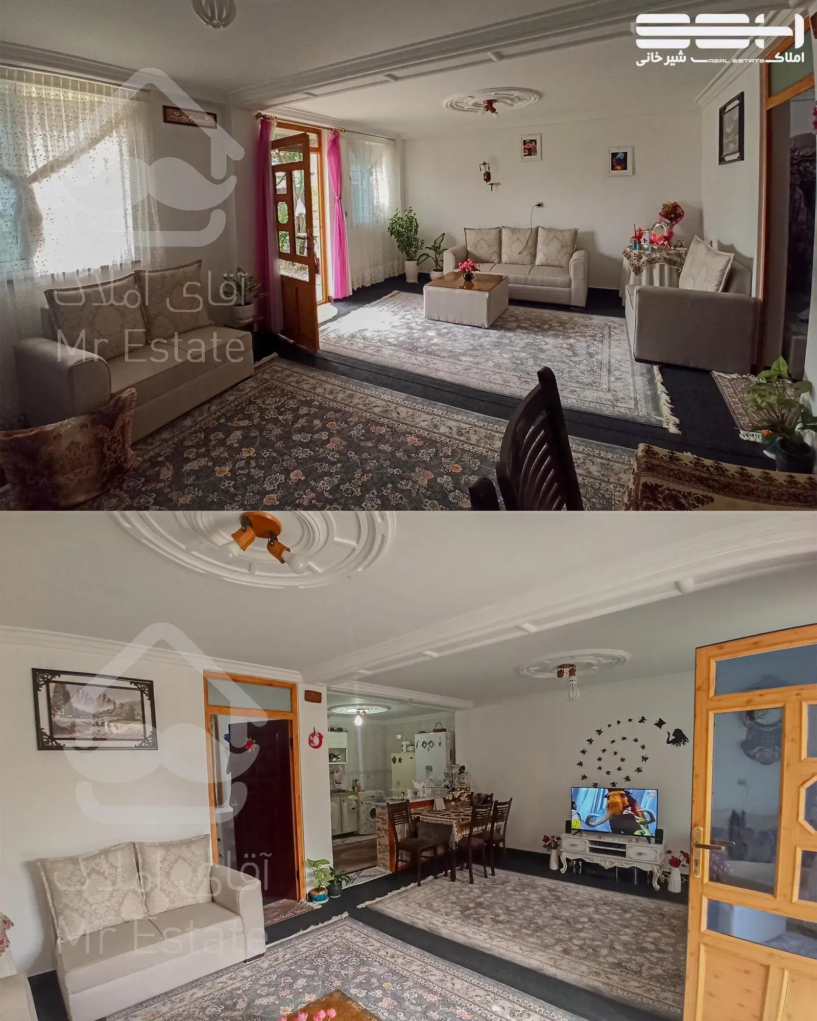 یک واحد ویلا شهری دوطبقه با سند تک برگ 196 متر بنا 330 متر زمین.