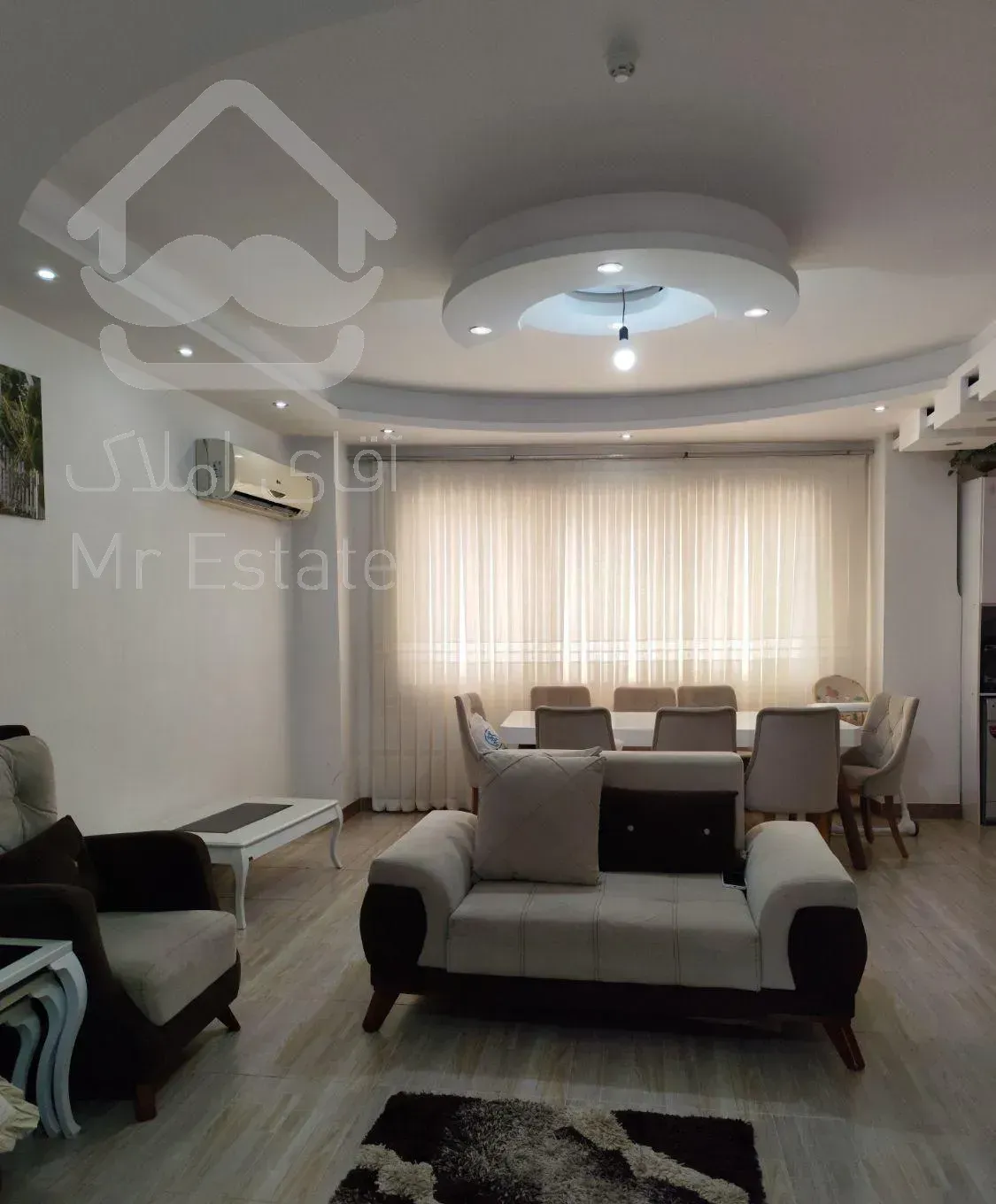 رهن آپارتمان ۹۳ متری ۲ خوابه بسیار شیک حسینی پناه