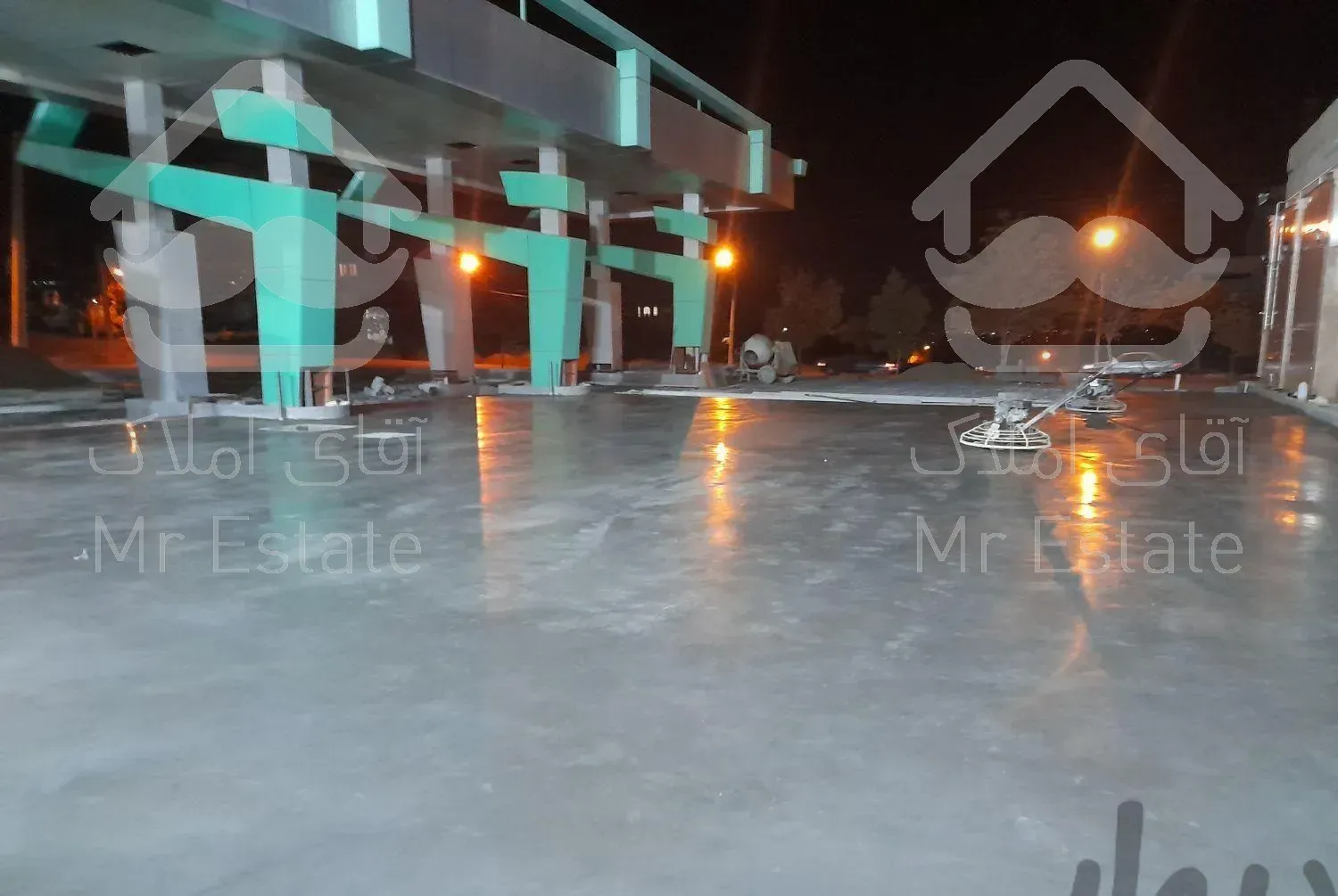 بتن ریزی کف ماله پروانه