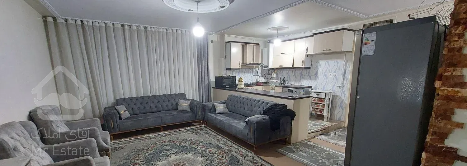 ۶۵ متر یک خواب خوش نقشه نورگیر