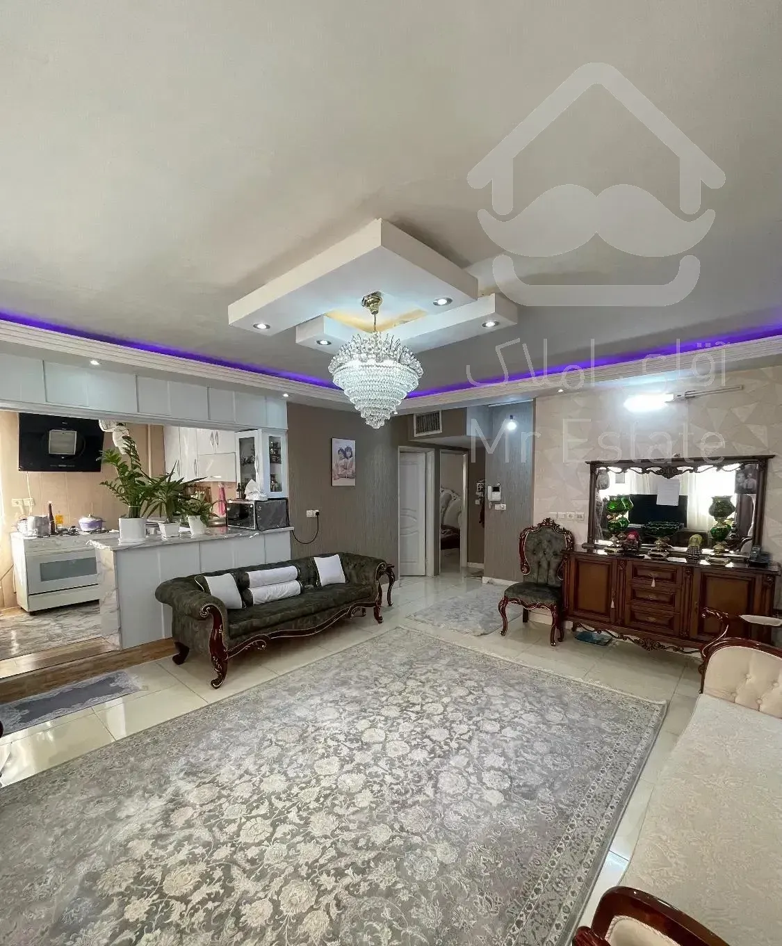 ۷۳ متر دوخواب موقعیت نقشه عالی محمدیه ( سپه )