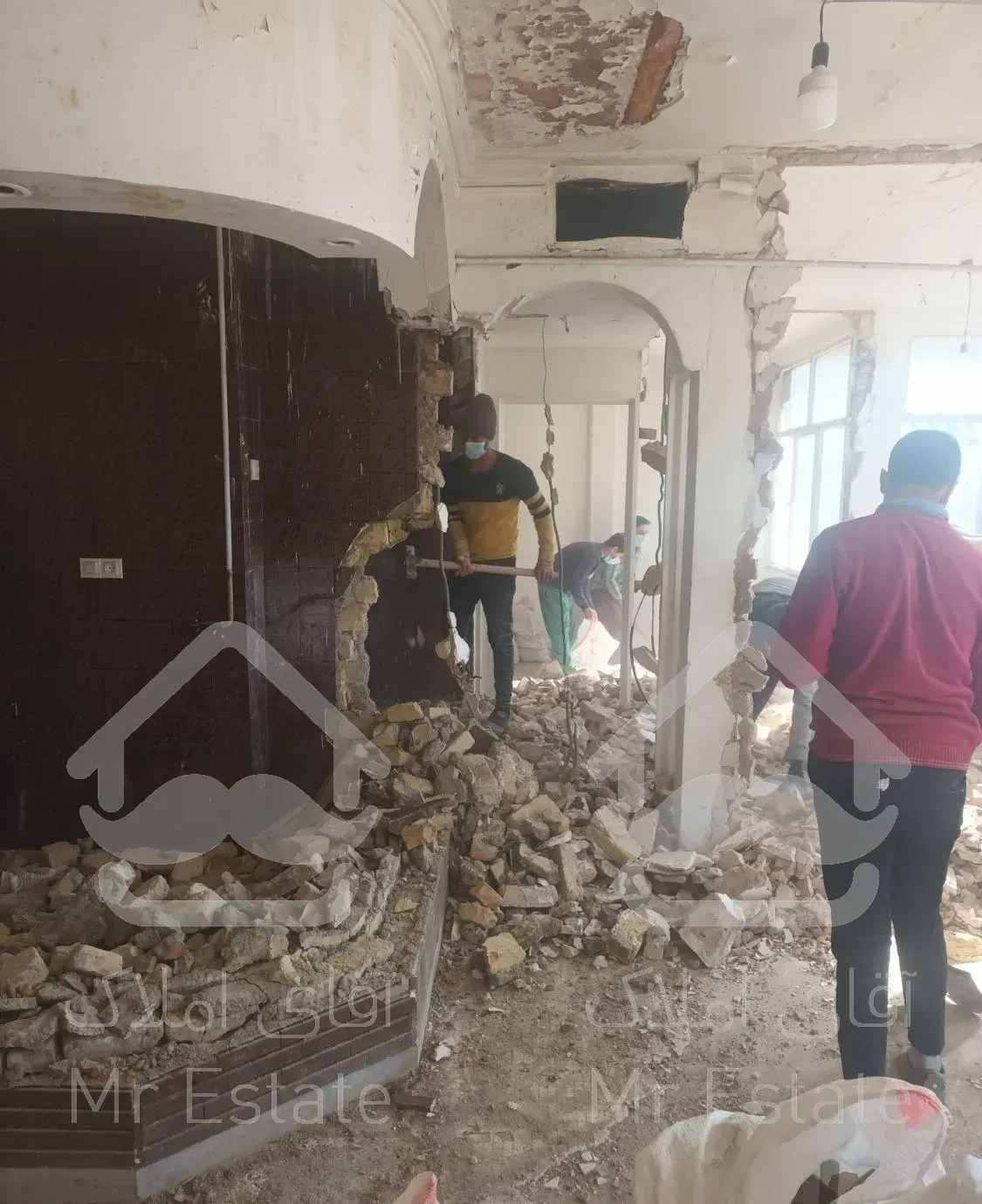 تخریب داخلی آرک اوپن دیوارهای داخلی