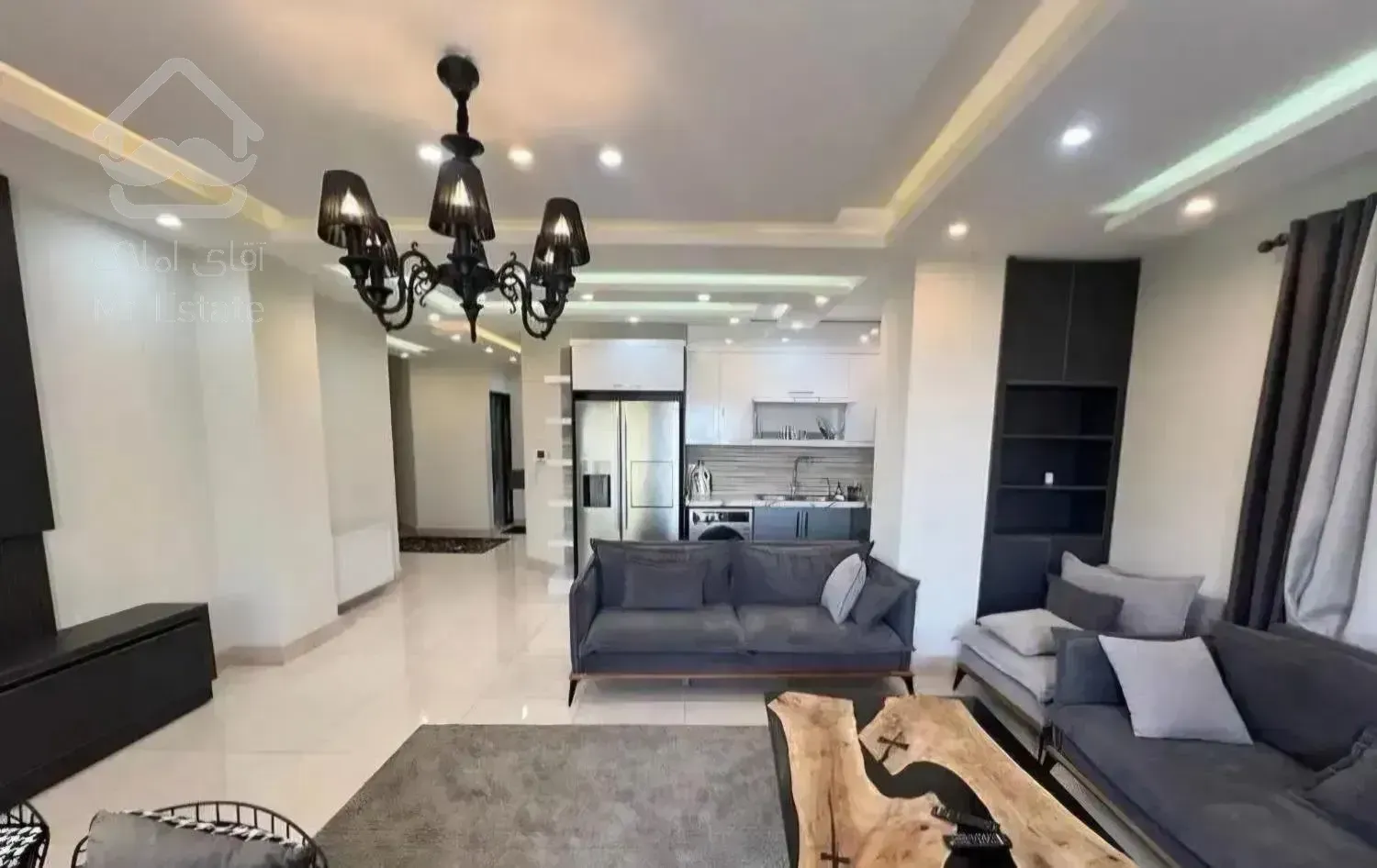 60متر،2خواب،سالن پرده خور،سندتکبرگ،پارکینگ