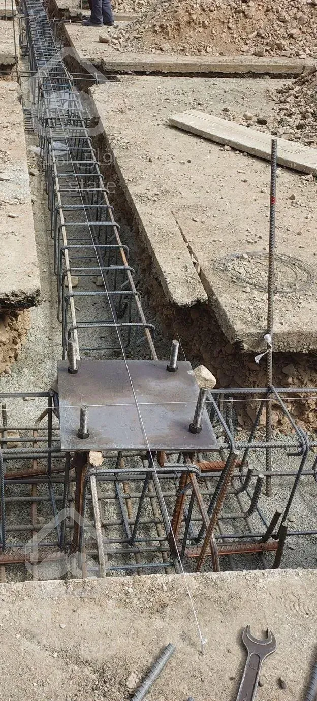 ارماتوربندی فنداسیون سقف استخر بتن ریزی دیوارحائل