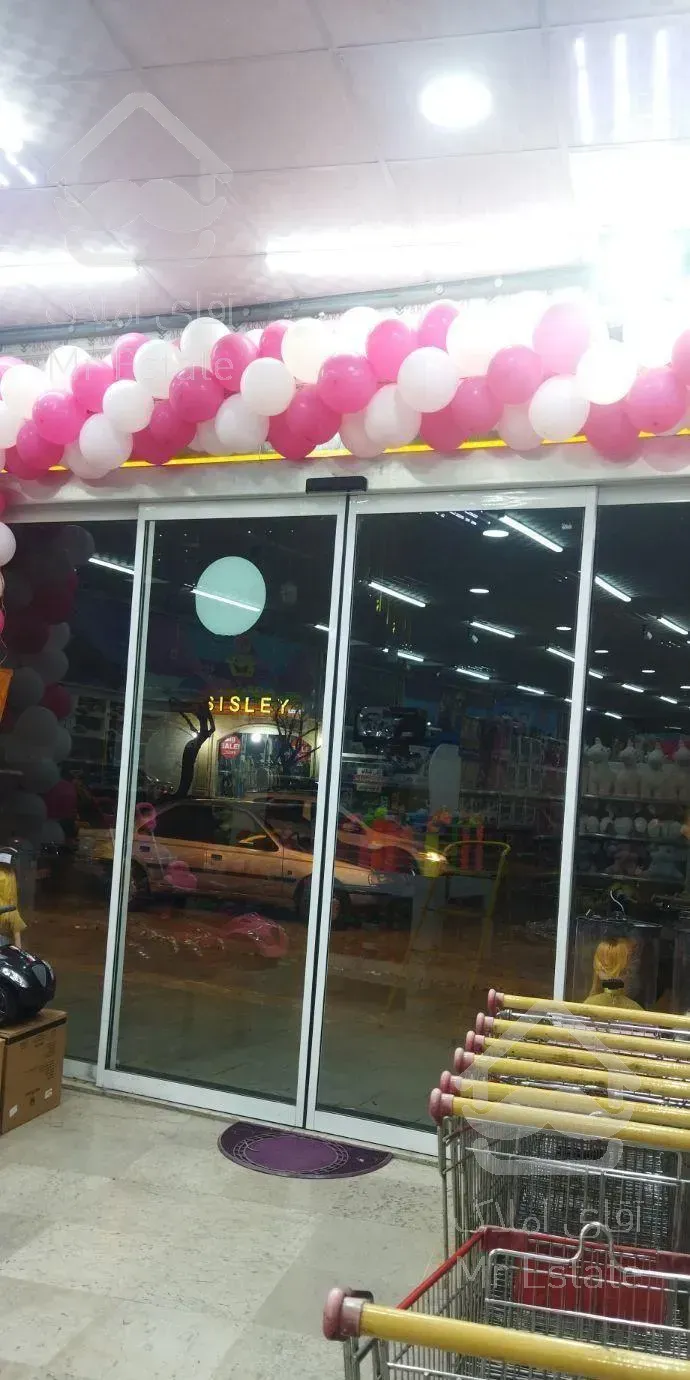 درب اتوماتیک شیشه ای فروش چشم اپتکس اکسز 1،2