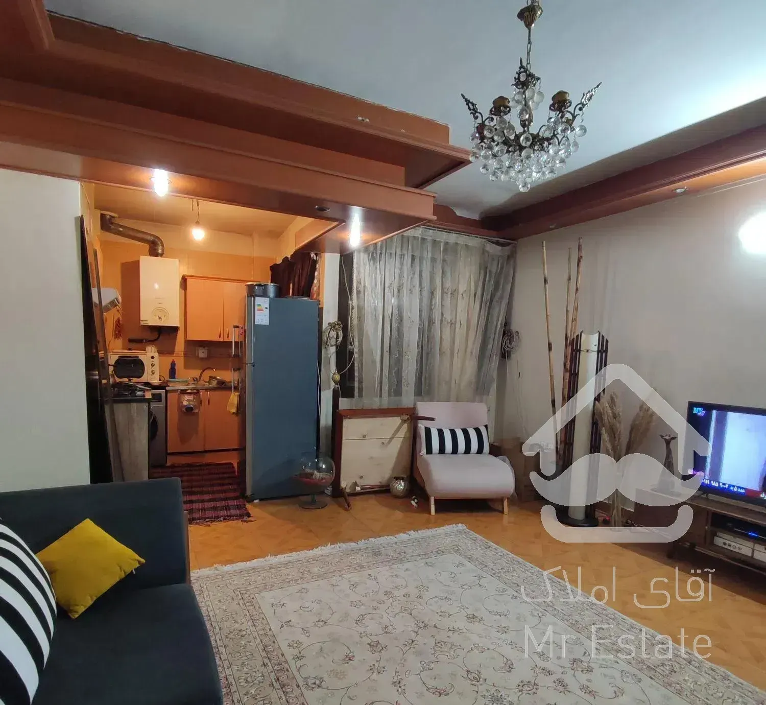 48 متر یک خواب/سالن پرده خور/فول بازسازی