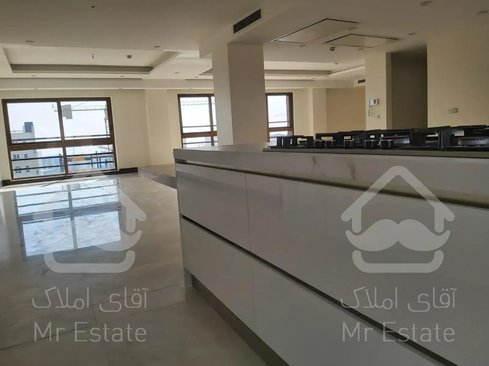 رهن و اجاره آپارتمان ۲۴۰ متری ۳ خوابه در اقدسیه