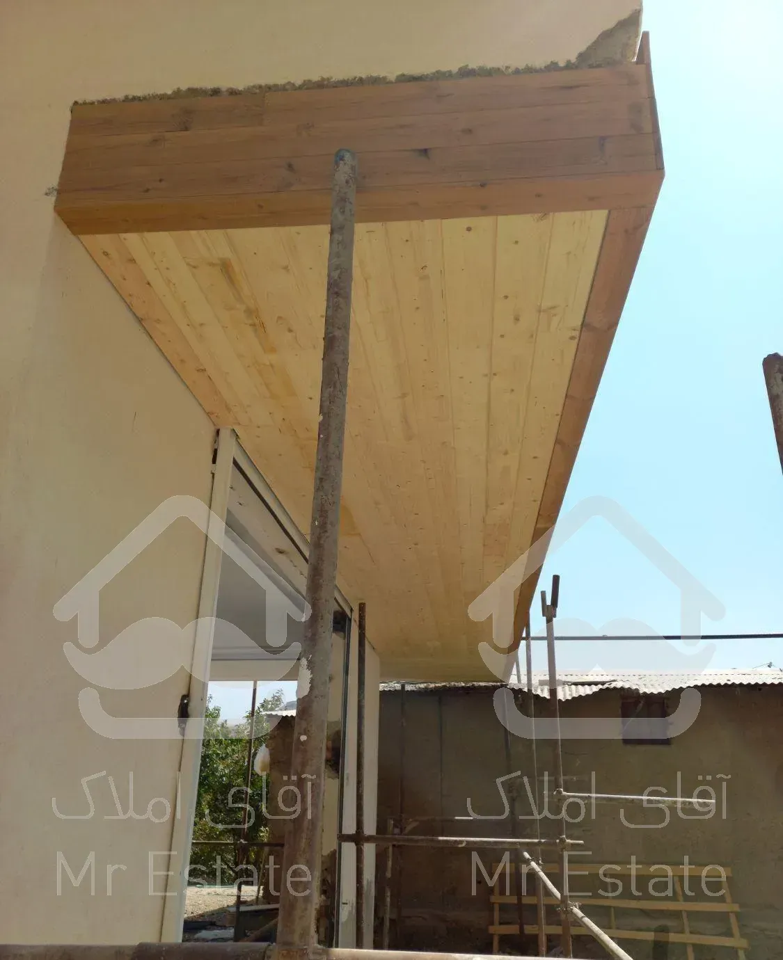 جوشکاری اسکلت و ترمو لنبه چوبی