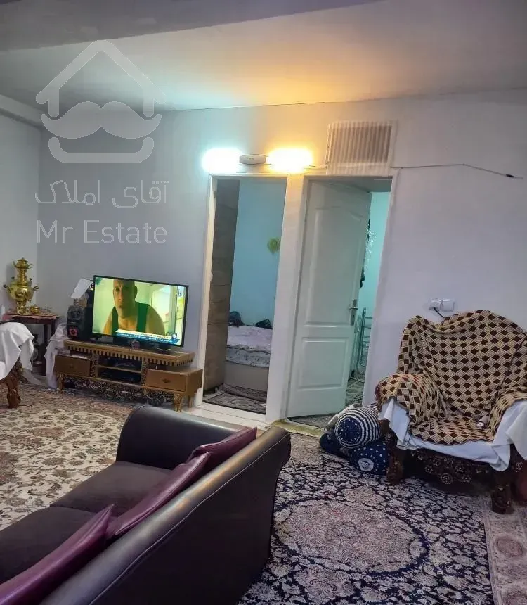 آپارتمان ۵۵متری ۲خواب و۱۲مترحیاط خلوت جنب مترو