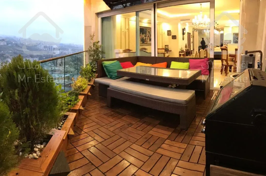 آپارتمان ۲۷۰متر فرمانیه سنبل تراس بزرگ فول نوساز برج باغ نورگیر