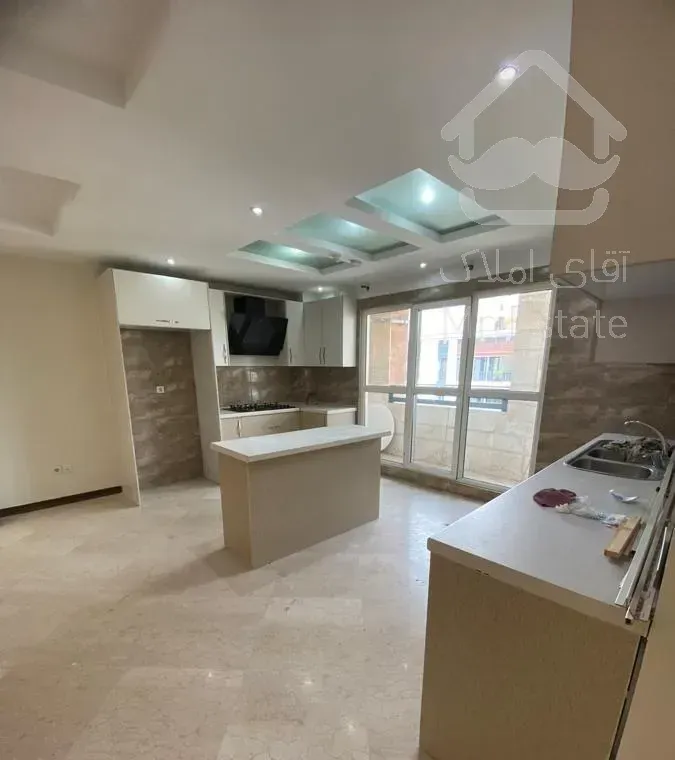 آپارتمان۱۱۰متری/دوخواب/۲ساله/سالن پرده خور/گذر پهن