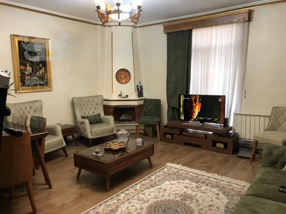 فروش آپارتمان ۶۰ متری یک خوابه نما تراورتن سالن پرده خور در کوی ارم