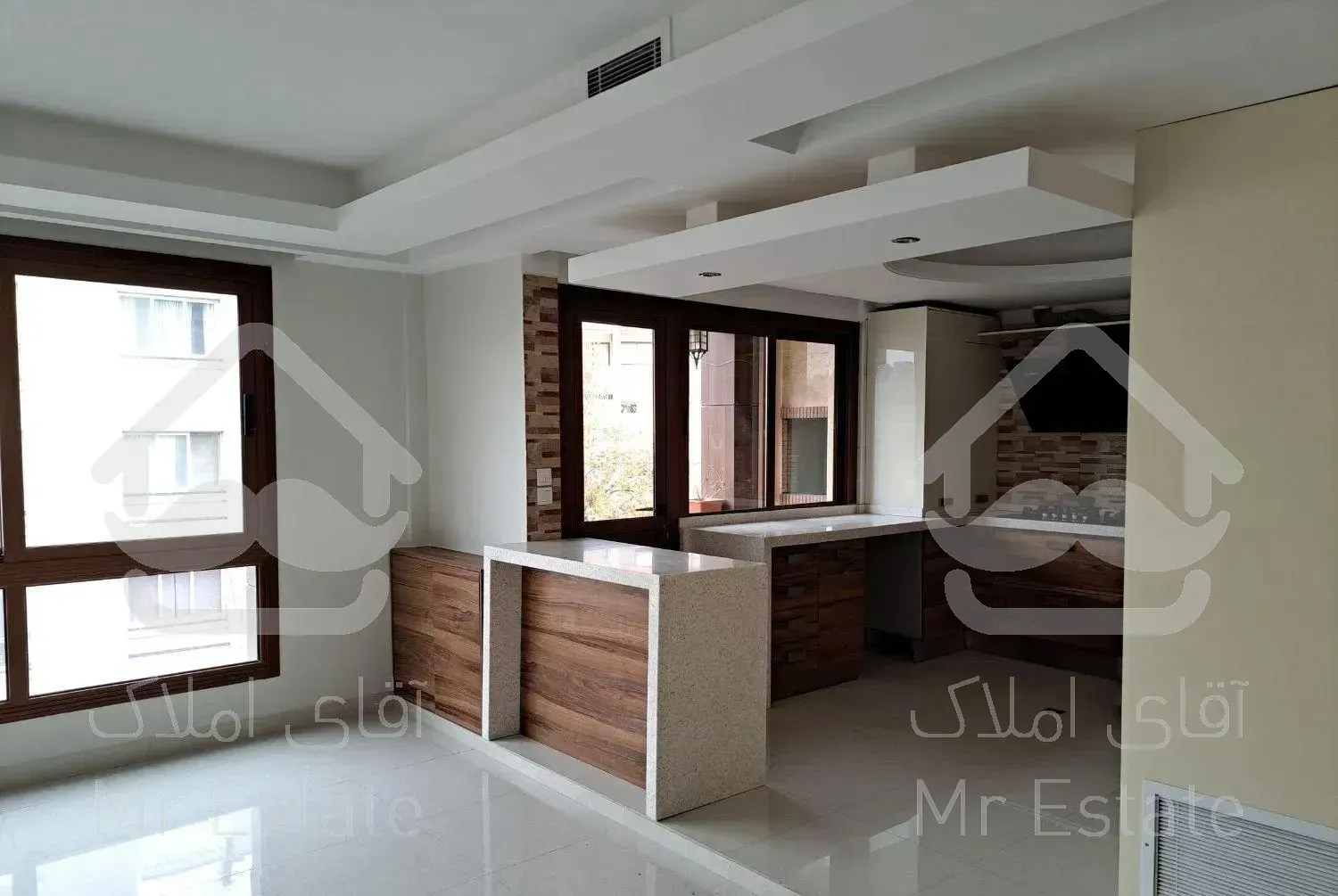 ۱۱۷متر برج باغ ۲خواب کلید نخورده (اوین)