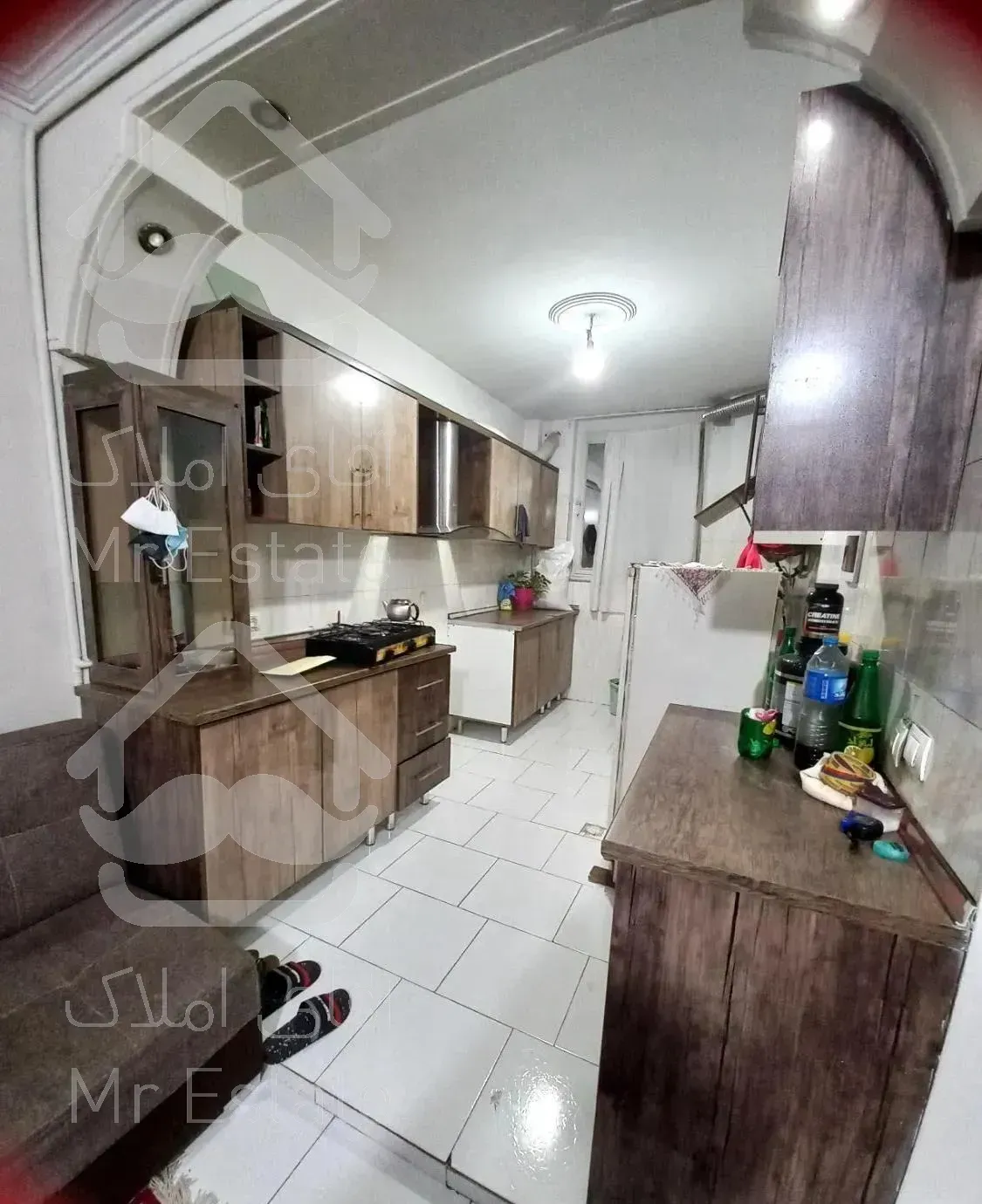 آپارتمان ۵۸ متر تک واحد طبقه ۱ چسبیده مترو کمیل