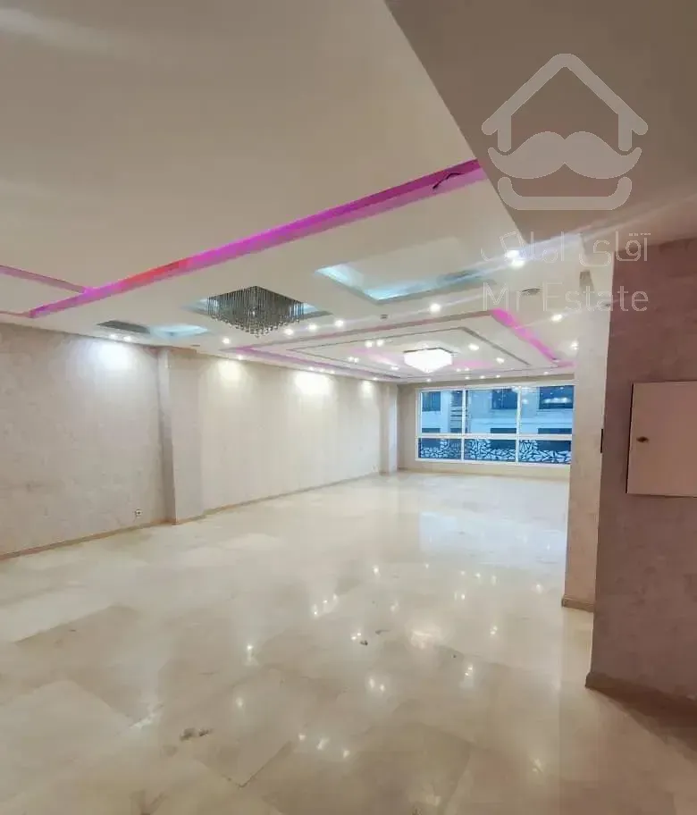 ۱۳۲ متر سه خواب تک واحدی سالن پرده خور