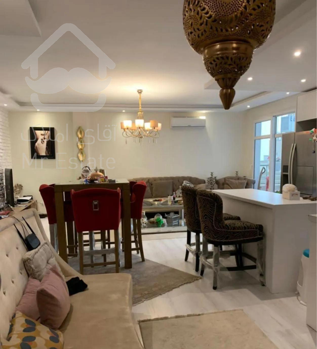 ۹۰متر/تاپ لوکیشن/۴باغ/سالن پرده خور