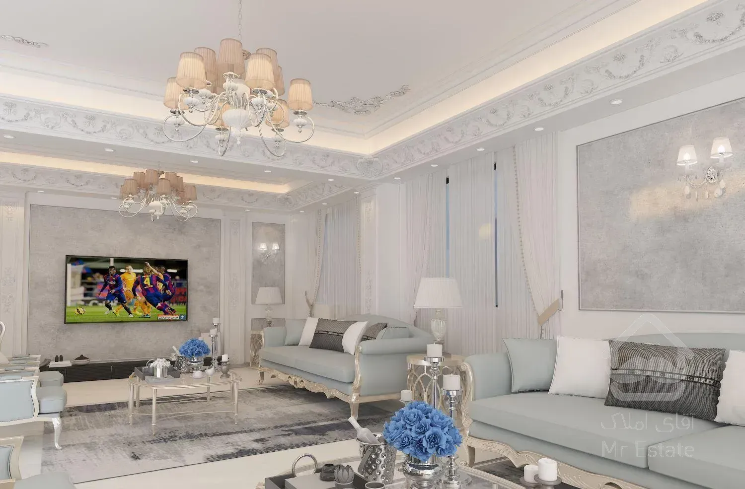 فروش آپارتمان ۱۲۴ متری ۳ خوابه فرهنگشهر پارک رسالت