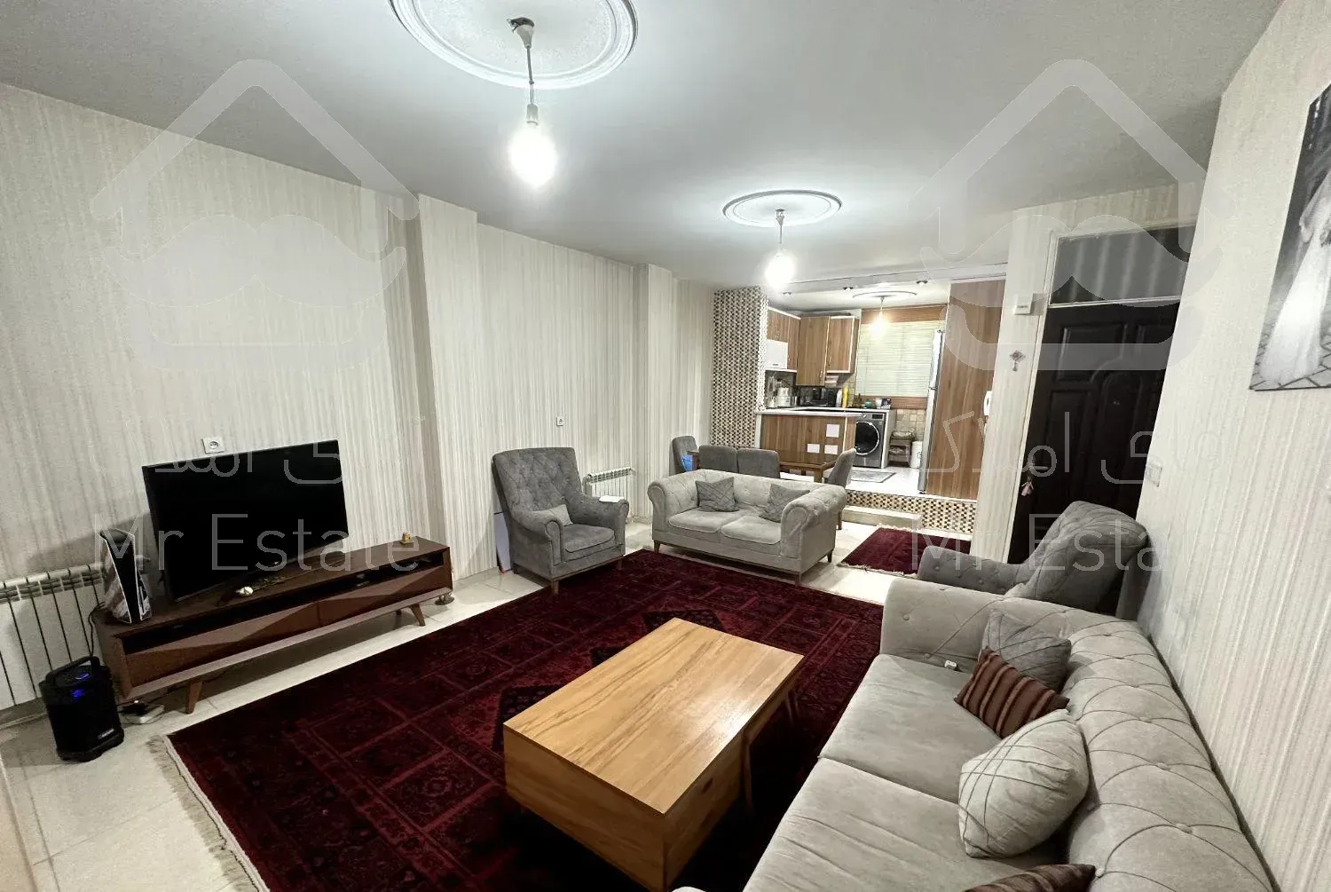 ۶۰متری دوخواب تکواحدی فول اول جنوبی / آریا