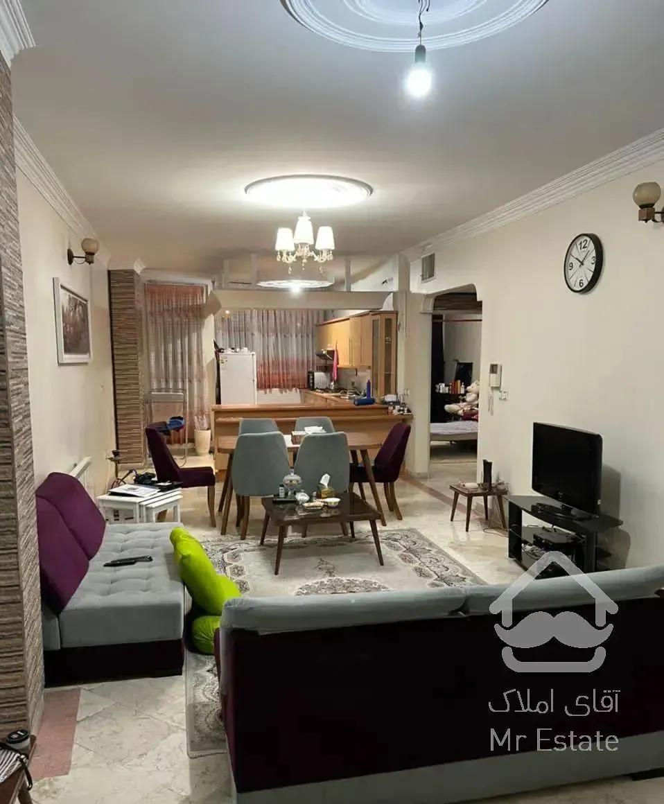 ۷۶ متر آپارتمان فول طوقانی  خوش نقشه