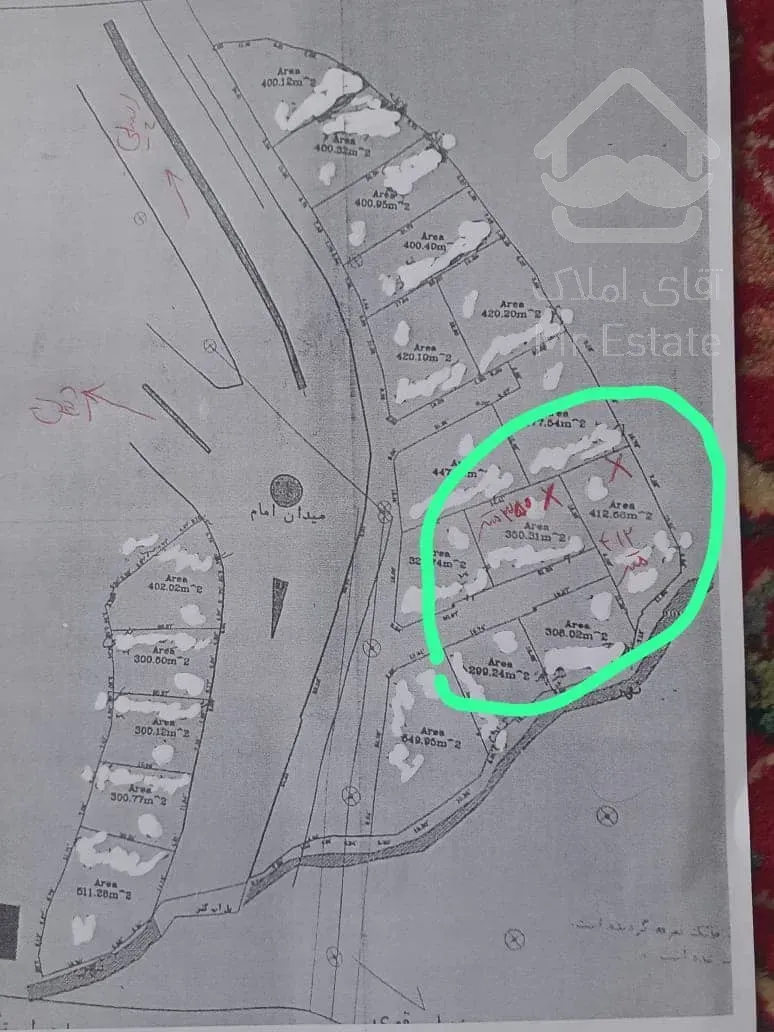 دو قطعه زمین مسکونی با سند تک برگ