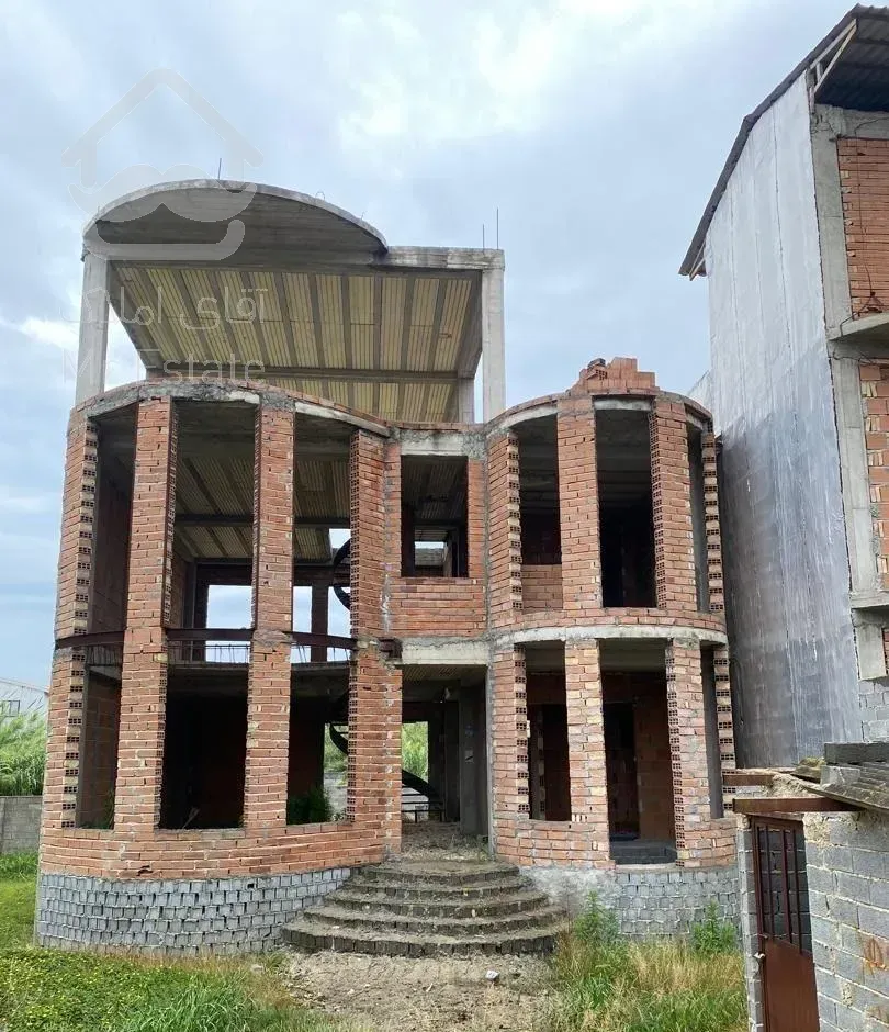 فروش ویلای نیمه کاره جاده پلاژ