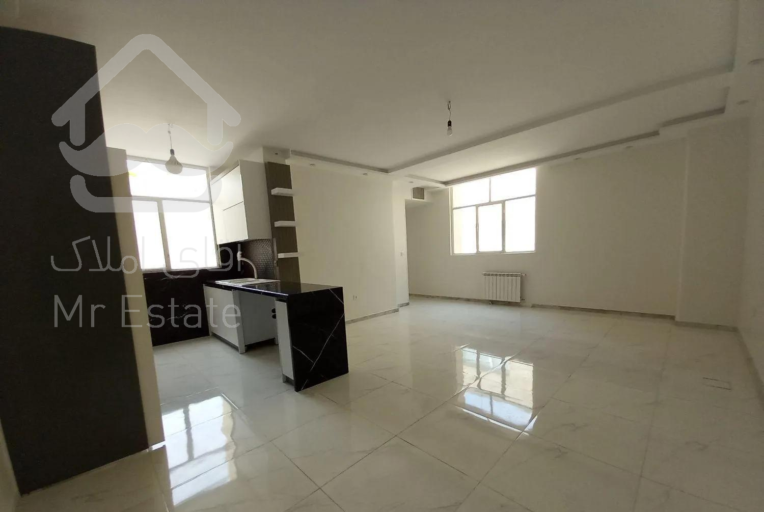 ۷۵متر۲خواب/سالن پرده خور/خوش نقشه/کم واحد