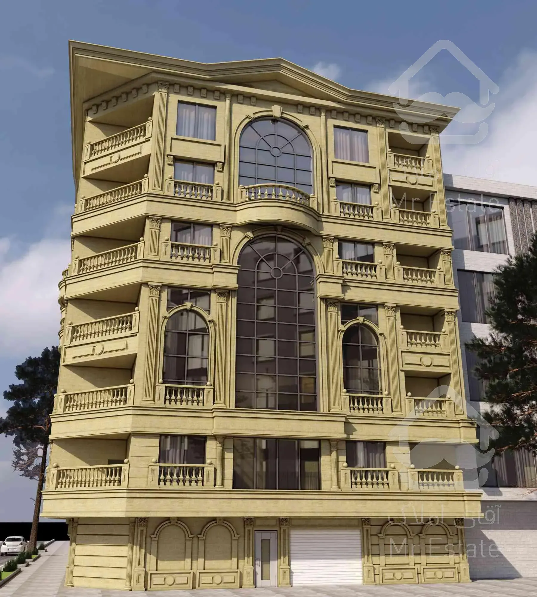 آپارتمان ۶ ماه مونده به تحویل