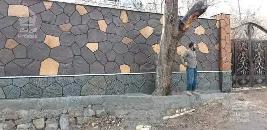 اجرای سنگ مالون سنگ ورقه ای سنگ نما رشیدی در تهران دماوند