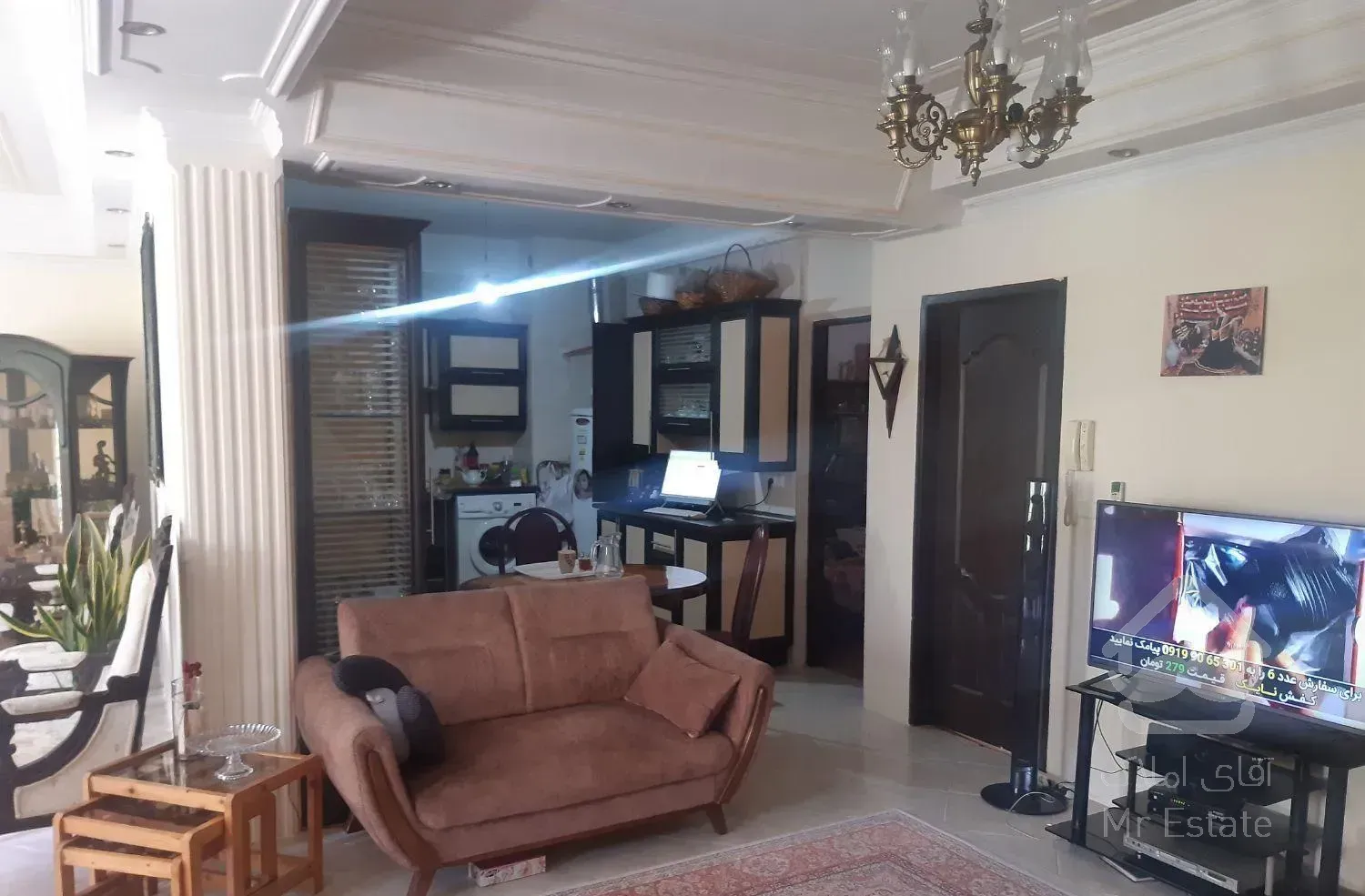 اجاره آپارتمان محوطه کاخ ۱۳۰ متری ۳ خوابه طبقه ۲