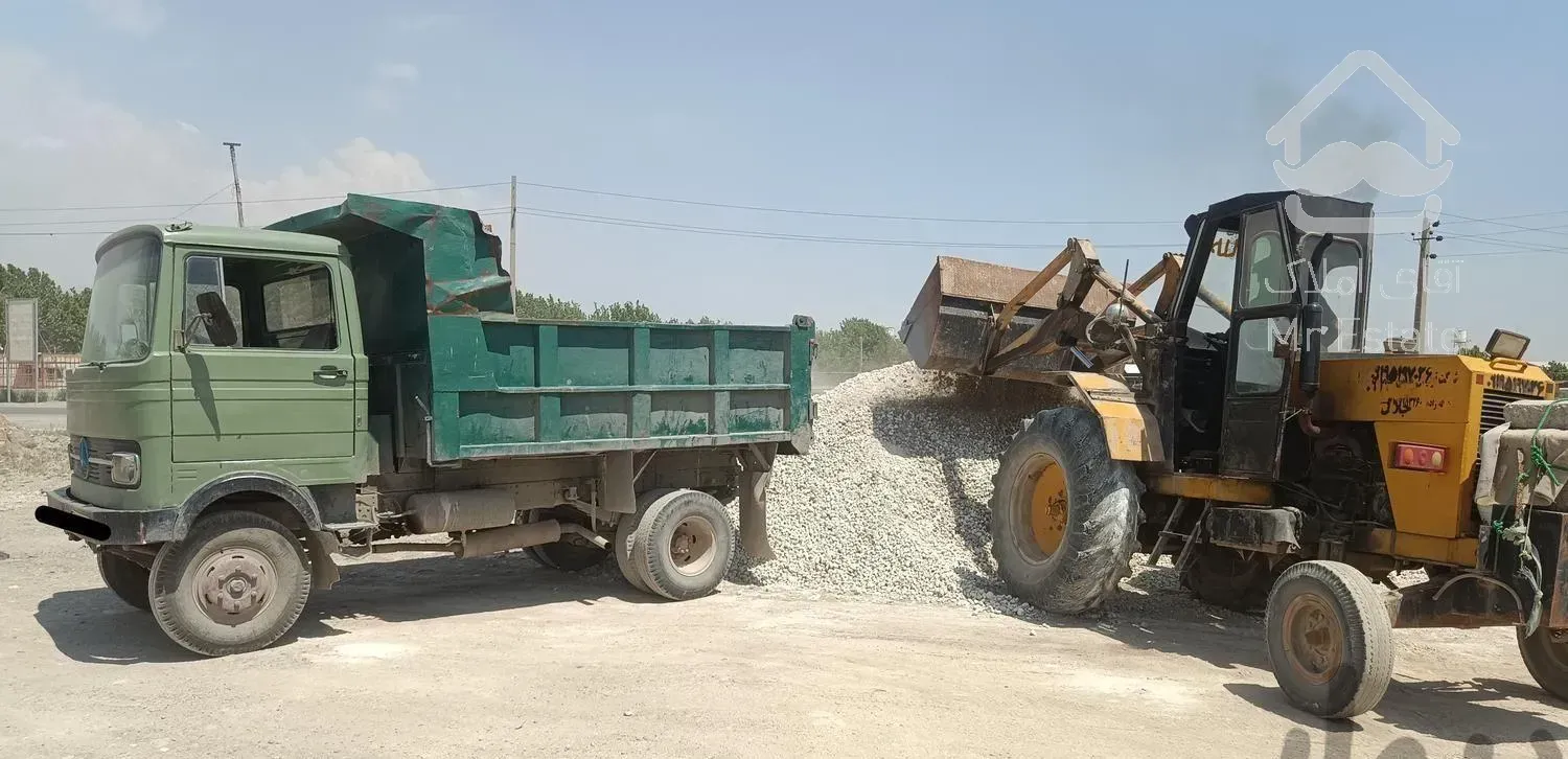 پخش مصالح ساختمانی وحمل ماسه.شن.کود.مخلوط معدنی