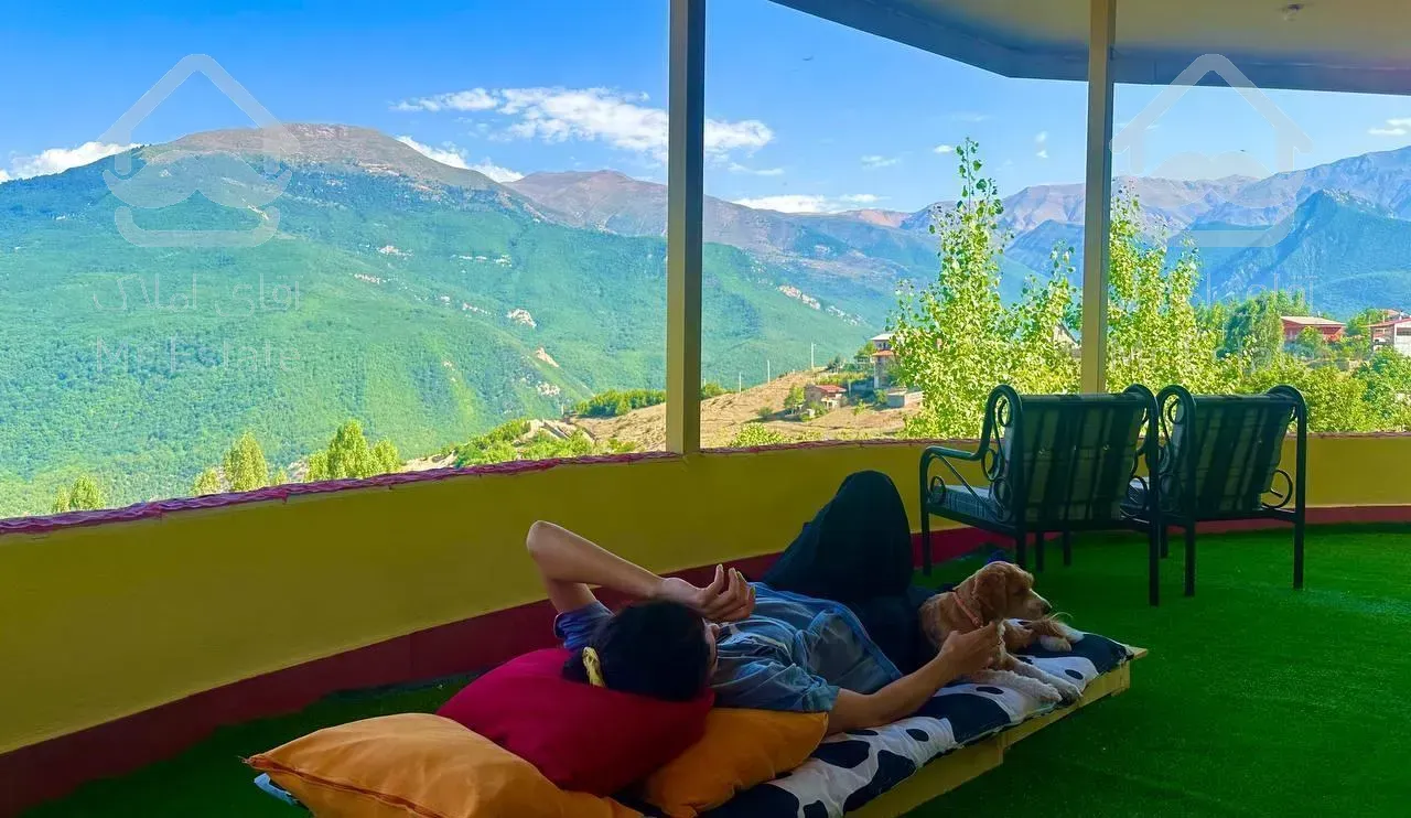 ویلا باغ کوهستانی،روستای چه جا، بالکن بزرگ