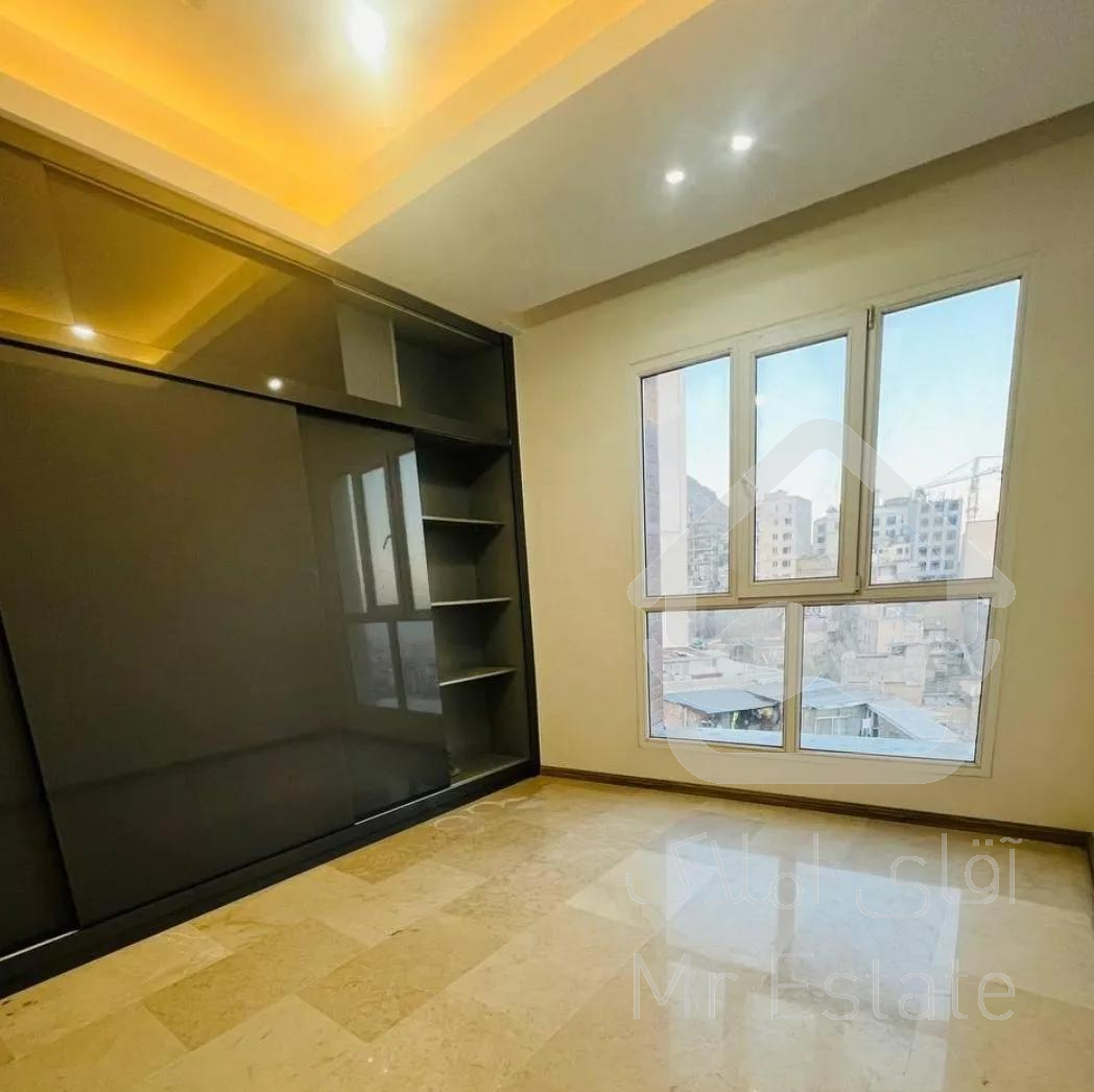 ۹۵متر/شهران شمالی/کلید نخورده/سالن پرده خور