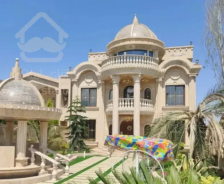 کاخ ویلا نما سنگ 600متری استخر دار