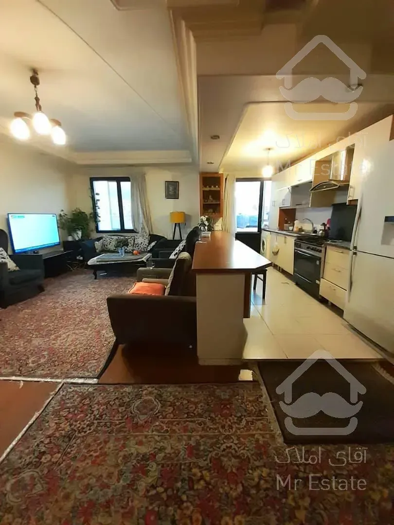 ۸۵متر دوخواب فول امکانات سالن پرده خور پونک منطقه ۲