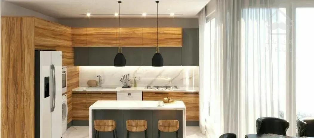 ۱۲۰متر/بالکن ویوابدی/وام سند/استخر روف گاردن/چیتگر