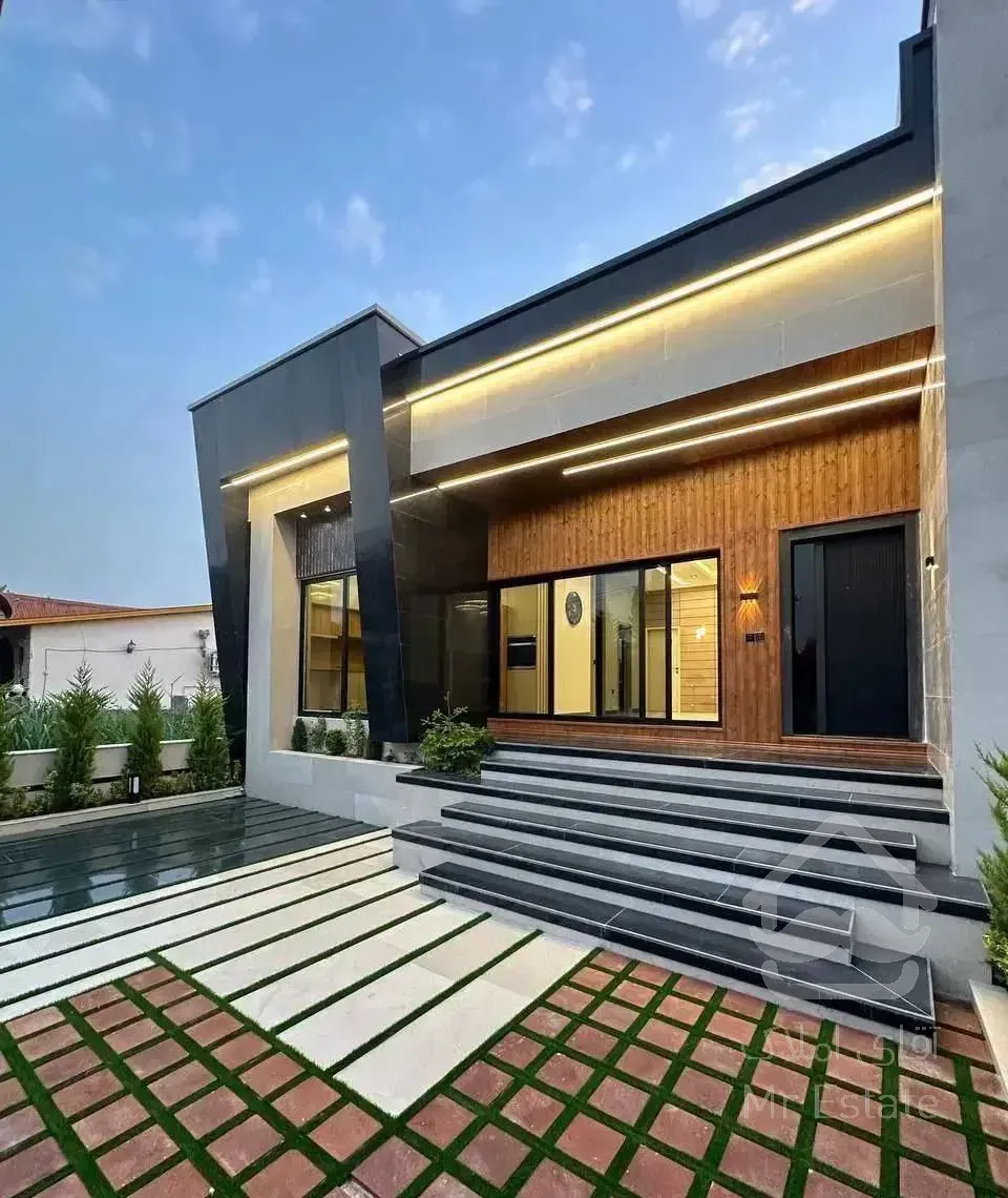 ویلا باغچه مدرن فلت متریال برند روزشهرکی سندتکبرگ