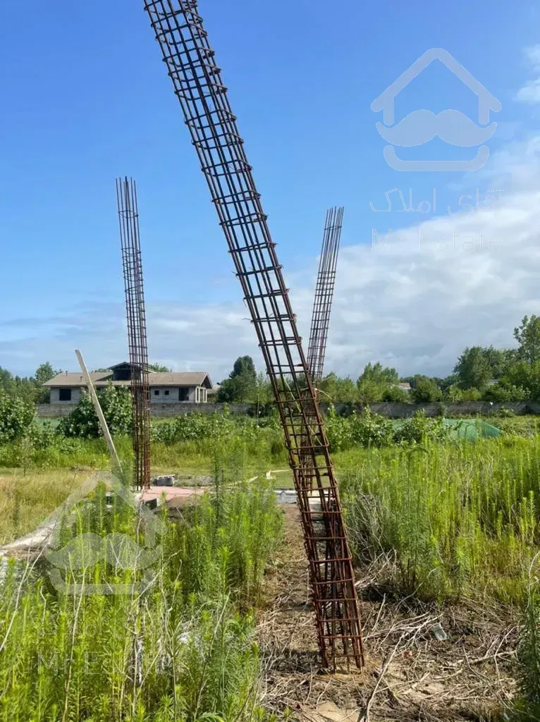 اسکلت نیمه کاره دارای پروانه ساخت