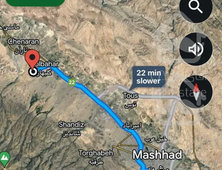 ‎مشهد _ زمین ۲۵۰متری _ سندملکی { ۱۲ میلیون تومان }